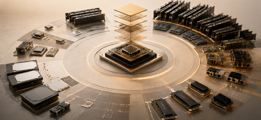 AMD Ryzen vs EPYC server platform comparison with CPU, memory, storage, and PCIe components