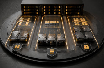 RAID storage configurations illustrated with mirrored, parity, and striped drive arrays